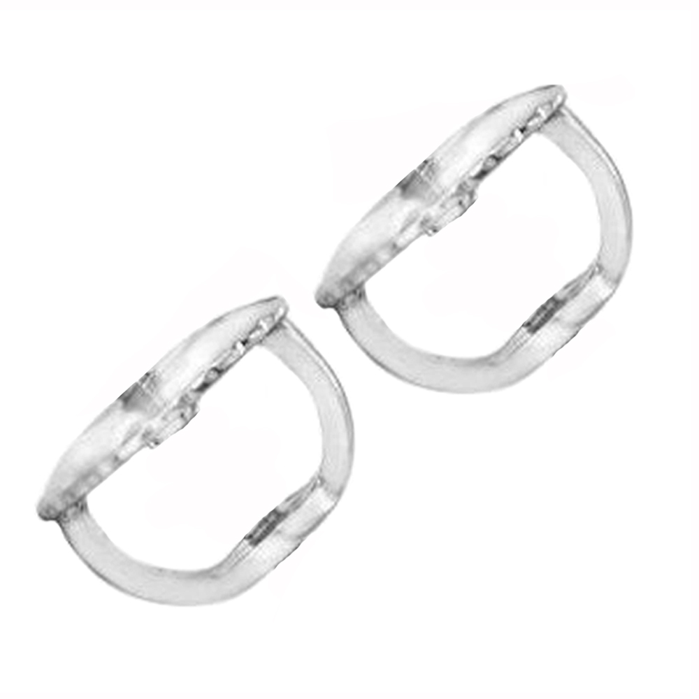 Buy 4.5 MM 14K White Gold Screw Back Earring Backings Only Online at